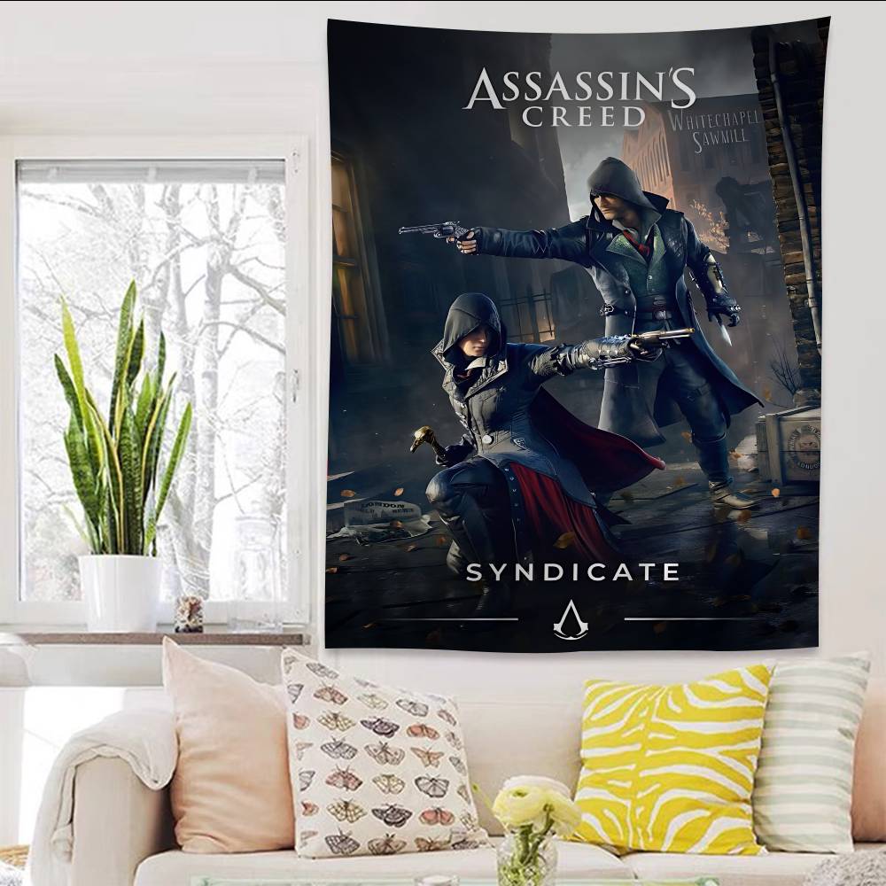 Игровой Классический AAssassins Крутой CCreed Аниме Гобелен Подвесной Таро Хиппи Настенные Ковры Общежитие Домашний Декор