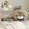 Huggable Cat Plush Toy Lifelike Manul Plush Toy Fierce Looking Simulation Cat Pillow  Pets Lovers