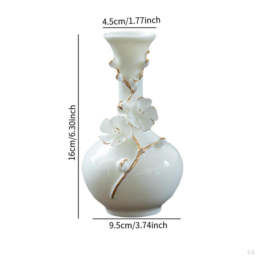 Ceramic Flower Vase Floral Arrangement Multifunctional Porcelain Plant Pot for Bedroom Desk