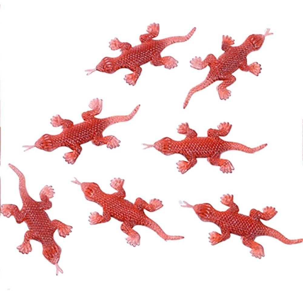10pcs/lot Prank Funny Trick Joke Toys Special Lifelike Model Simulation Fake Rubber Cockroach Centipede Scorpion Gecko Bug Toy