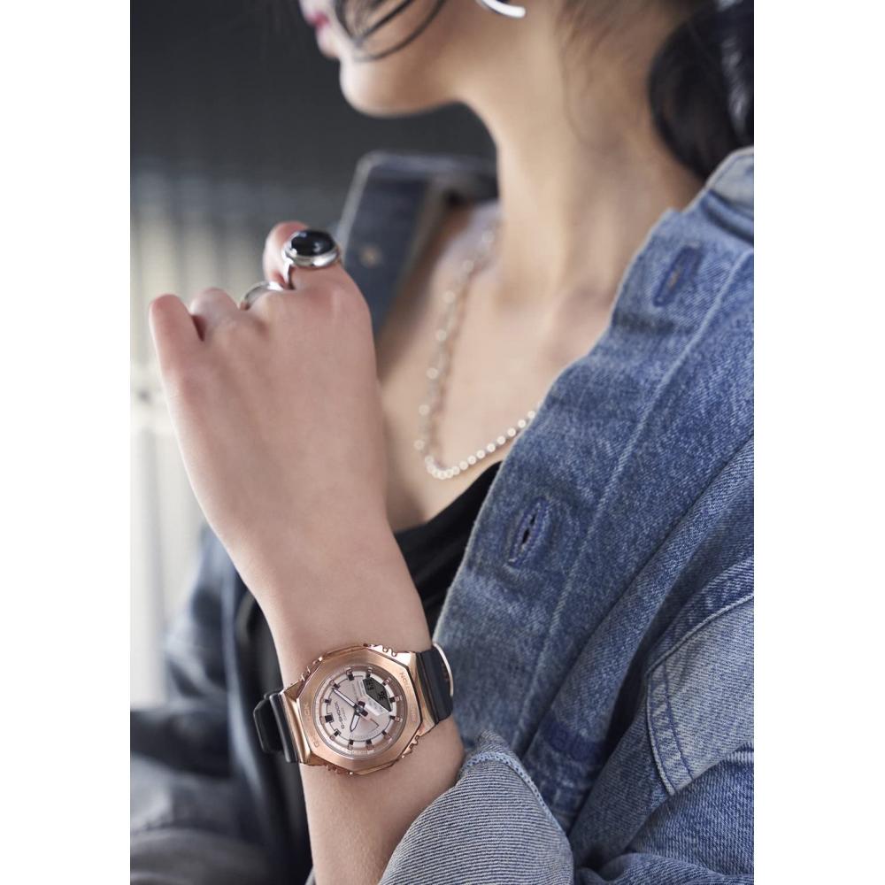 [Casio] Часы G-Shock Модель среднего размера С металлическим покрытием GM-S2100PG-1A4JF Женские Черные