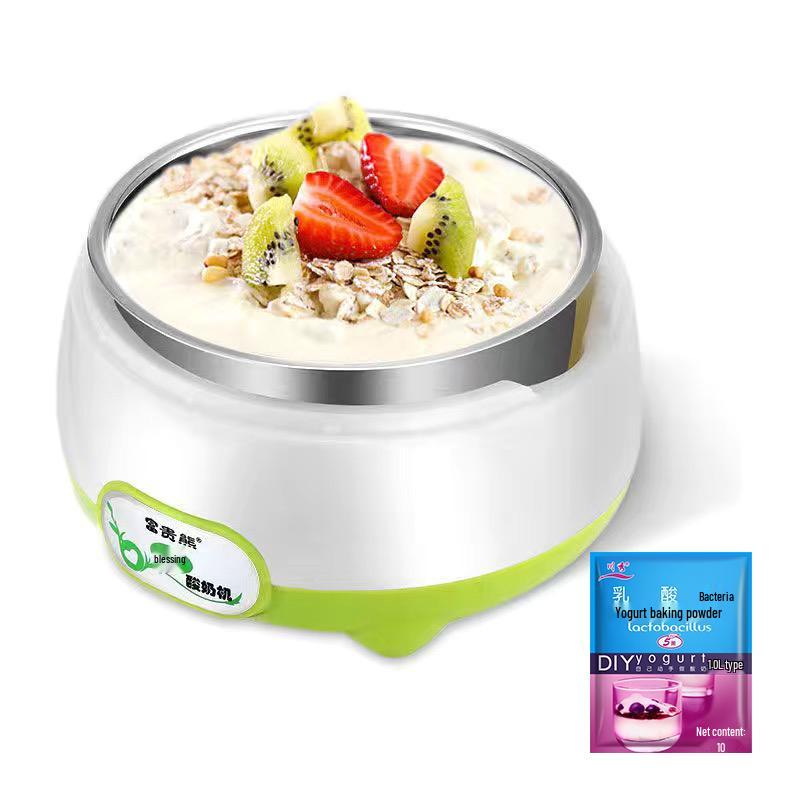 Автоматическая йогуртница, натто и рисового вина с 50 пакетиками бактериального порошка и 3 чашками - Многофункциональная бытовая мини-машина