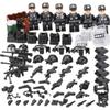 SWAT Special Forces Soldiers Military Weapons Gun Figures Parts Blocks Assembly Model Building Kits Education Toys
