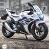 1/12 Модель мотоцикла Suzuki GSX-250R Игрушка Сплав Литье под давлением Модель Звук и Свет Игрушки Резиновые Шины Миниатюрная Гоночная Модель Подарок для Ребенка
