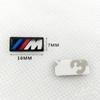 16/17/19mm Car Steering Wheel Decor Stickers Center Hub Cap Emblem DIY Decal Ornament Accessories For BMW M Performance X3 X5 X7
