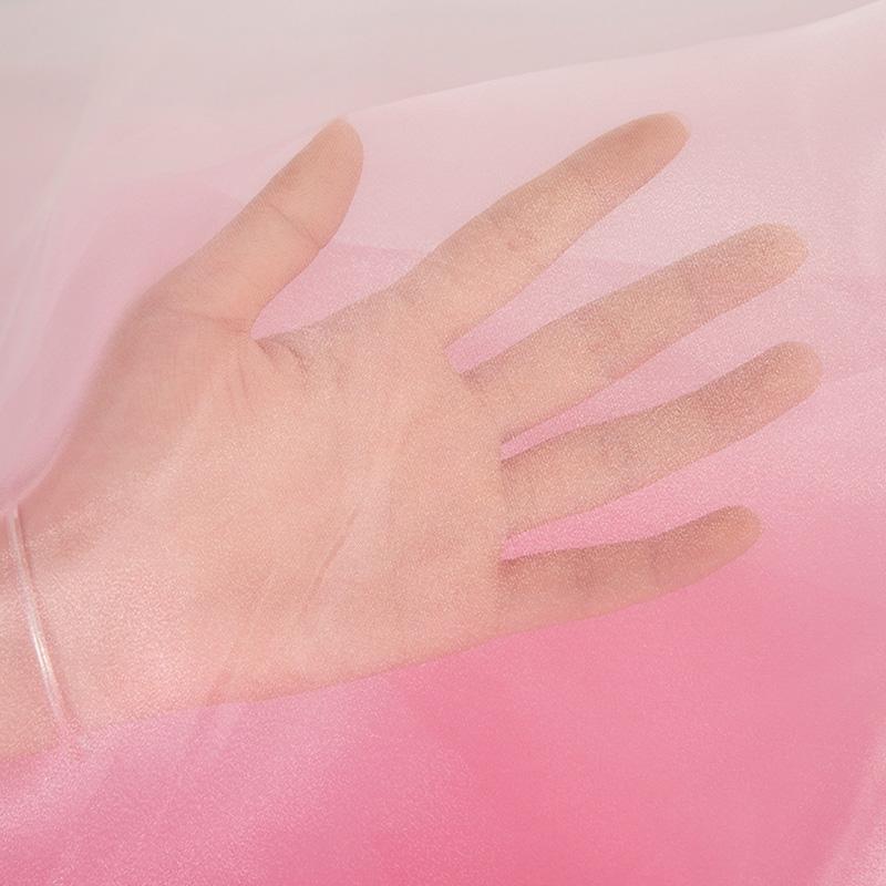 Блестящая градиентная органза, прозрачная вуаль, блестящая марлевая ткань, цветная тюль, сетчатая ткань, свадебное платье, швейные принадлежности