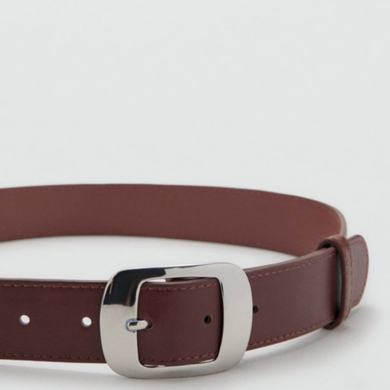 Mango MANGO WOMAN Belt RINGO Brown 17024096