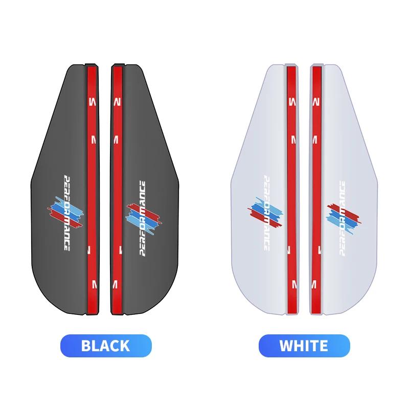 2Pcs Car Rearview Rain Eyebrow Transparent Stickers 50 Anniversary For BMW E36 E60 E90 X2 X1 X3 X5 E46 E39 E70 M3 M5 M6 50 JAHRE