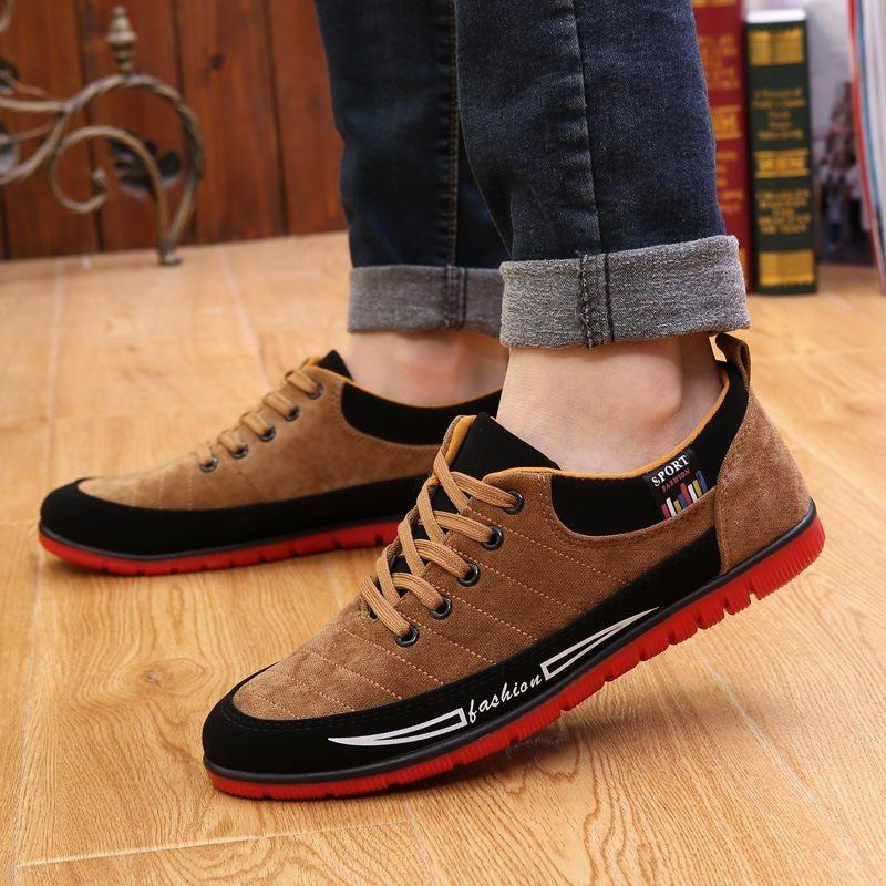 New Men Fashion Sneakers Casual Frosted Leather Running Size3944 Shoes