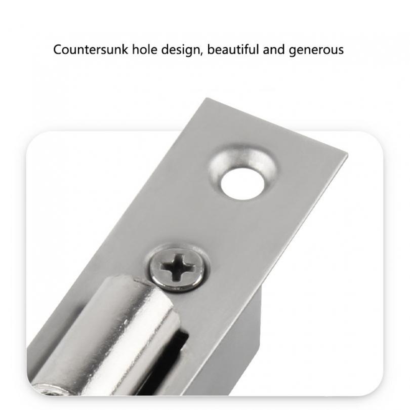 Heavy Duty Stainless Steel Invisible Door Latches Cupboard Cabinet Roller Latch Lock Wooden Door Stops Home Furniture Hardware