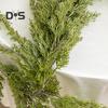 Рождественская гирлянда из искусственной зелени, гирлянда из лозы, зимнее украшение из искусственной сосновой лозы для каминной полки, лестницы, стола, декор