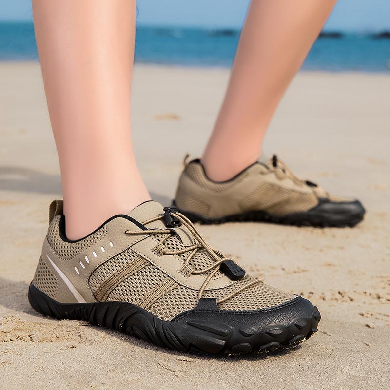 Outdoor Creek Shoes Couple Breathable Wading Shoes Beach Swimming Fitness Shoes Mountaineering Five-finger Shoes