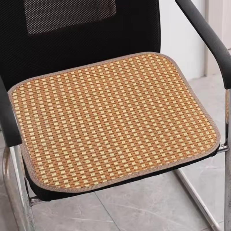 New Breathable Summer Cooling Seat Cushion Thickening Car Seat Cushion Cool Mat Non-Slip Cooling Bamboo Chair Seat Mat