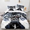 Kamado Tanjirou Bedding Set Single Twin Full Queen King Size Demon Slayer Bed Set Aldult Kid Bedroom Duvetcover Sets 3D Anime 33