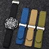 Аксессуары для часов Для Seiko Rolex Panerai Tudor Застежка-липучка Нейлоновый спортивный ремешок для часов для ремешка Nato 22 мм 24 мм