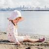 JAN JUL Cotton Sun Adjustable Cute Summer Floppy Hat for Babies Pink & Girls' Hat, Size, (Small 0-6 Months, Stripe)