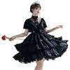One Piece Lolita Gothic Lolita Costume Lolita Cosplay Retro Elegant Dress Cosplay Lolita Large Size Mori Girl Sweet Loli Socks Gift Gothic Dress