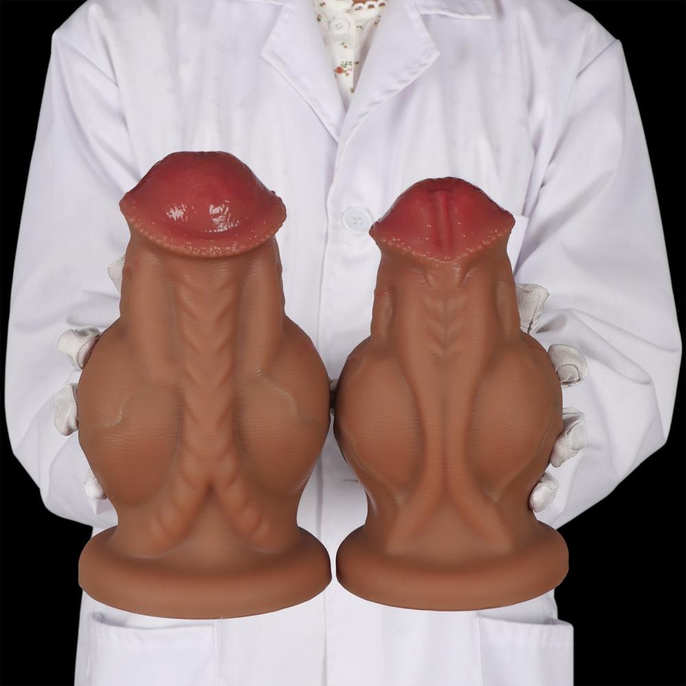 Реалистичный дилдо в виде лошади - Большой силиконовый анальный дилататор для женщин, взрослая массажная игрушка