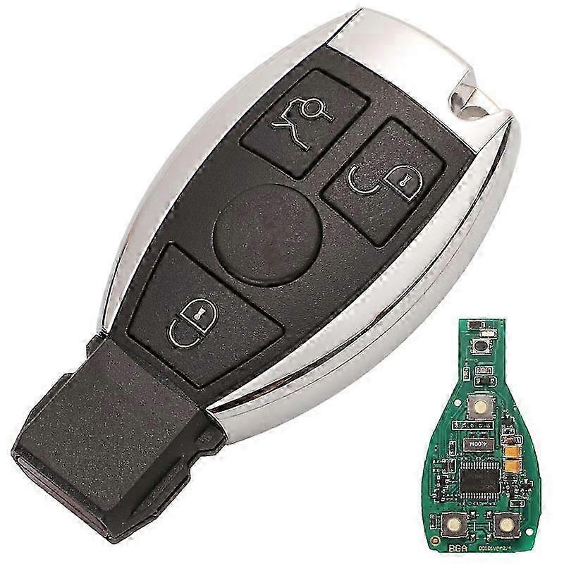 2025 Smart Remote Car Key For Mercedes Benz Year 2000+ Supports Original NEC and BGA 315MHz Or 433.92MHz 3 Buttons