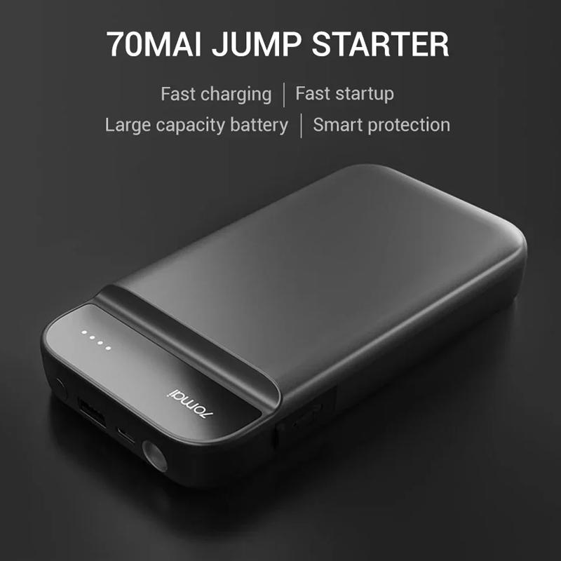 Xiaomi Mijia 70mai Jump Starter 70Mai автомобильный пусковой пусковой аккумулятор Power Bank автомобильный стартер Auto Buster Car Emergency Booster запуск двигателя