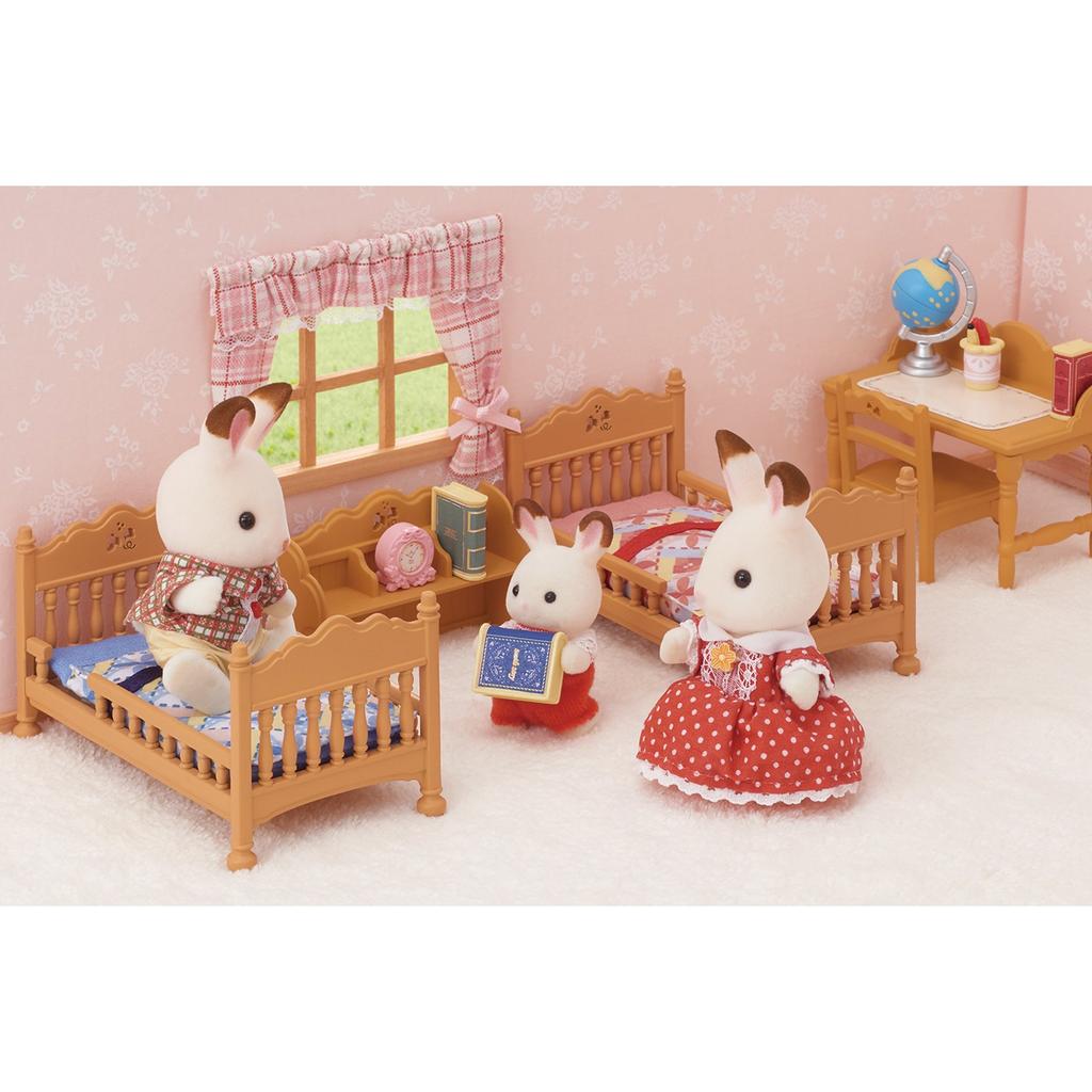 Sylvanian Families Dollhouse Furniture Double Bed Set EPOCH KA-317