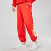 Puma Новогодняя серия Маджонг с принтом, повседневные трикотажные штаны для бега, мужские брюки, красные 531296-23
