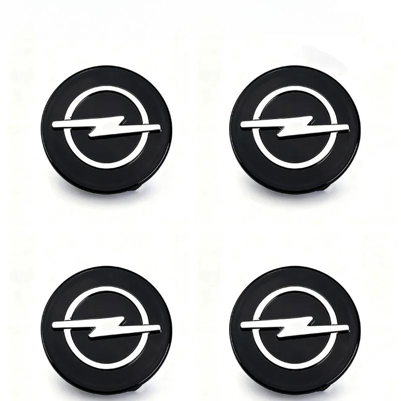 4pc 54/58/64mm Car wheel hub cover, wheel center hub cover badge For Opel Astra H G J Insignia Mokka Zafira Corsa Vectra C D