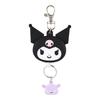 Sanrio Reel Keychain Kuromi Key Mascot Kuromi X X Character 168858 Face-shaped Kuromi-chan 13.5 6.1 1.8cm
