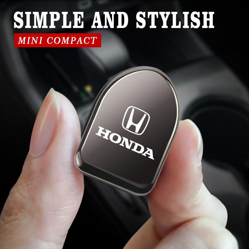 cwcr1 2Pcs Car Mini Metal Storage Hook Auto Accessories For Honda Civic Accord Crosstour Spirior Odyssey Avancier UR-V Sienna Elysion