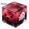 Игрушка-кубик льда Хэллоуин Призрак Сенсорная игрушка-антистресс, Снятие тревоги Сжимаемая Медленно поднимающаяся Блестящая Защипываемая для Детей Взрослых Шарики