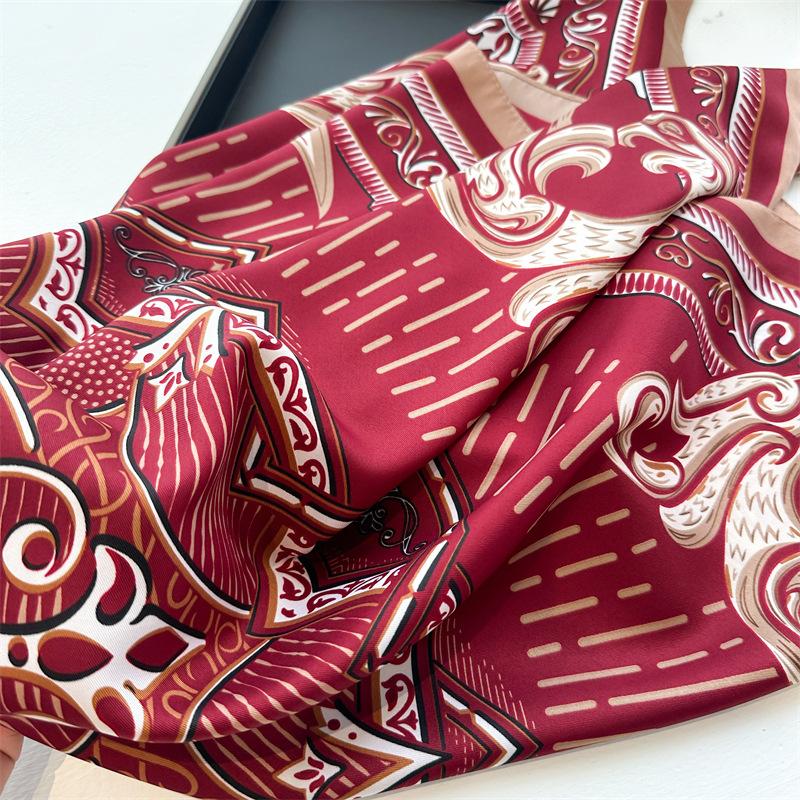 90 см дорожный солнцезащитный универсальный большой квадратный шарф шаль платок для защиты шеи шарф украшение для всех сезонов