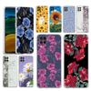 Phone Case for Samsung Galaxy A13 A15 A25 A51 A71 A21S A11 A12 A31 A52 A41 A23 A53 A73 A32 5G A03S A05s Clear Cover Flower 12