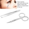 Набор ножниц для пинцета для волос в носу включает в себя пинцет для стрижки волос в носу, изогнутые и закругленные ножницы для волос в носу