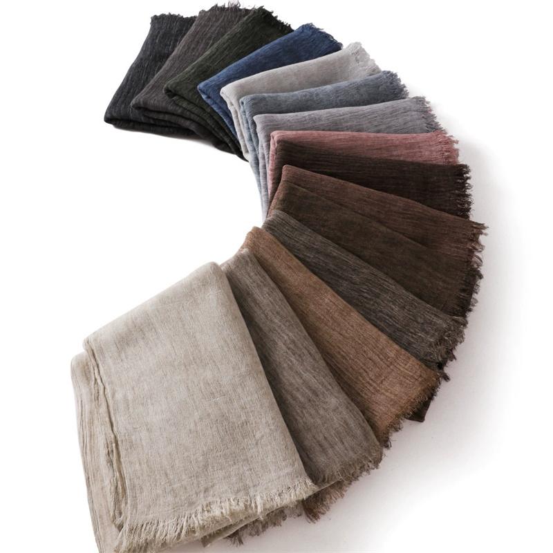 Однотонные тюрбаны, галстук-батик, вискозный хиджаб-шарф, тонкий, Рамадан, омбре, обертывание, эластичные шали, высококачественные фуларды, мусульманский головной снуд 180*70 см