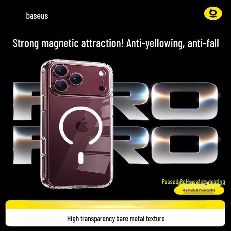 Baseus Magnetic Clear Shockproof Phone Case for iPhone