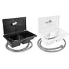 RV Outdoor Shower Box Kit with Stainless Steel Pull Out Head and Easy Installation for Motorhome Van