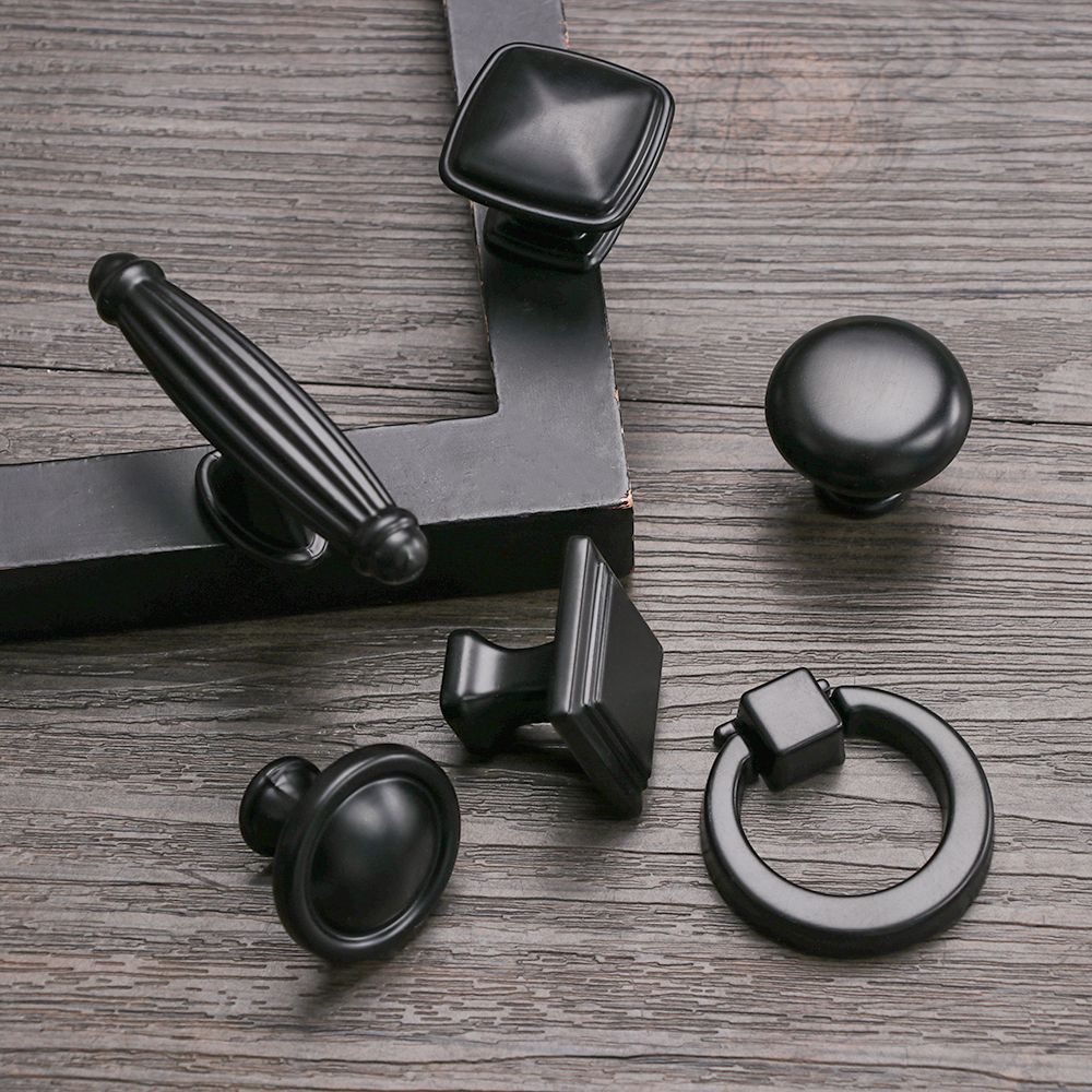 Мебель Комод Черная серия Ручка для шкафа Ручки для шкафа Ручки для ящиков Ручки для шкафа
