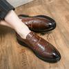 Designer Business Oxfords Formal Wedding Mens Derby Italian Original Crocodile Leather Dress Office Loafers Casual Shoes for Men