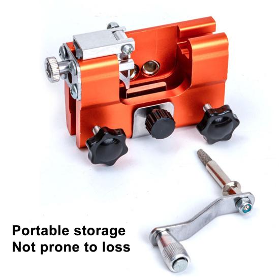 Заточный станок для цепей бензопил Универсальная заточка для бензопил Быстрая заточка для бензопил с направляющей для угла Сменные шлифовальные штифты для всех бензопил