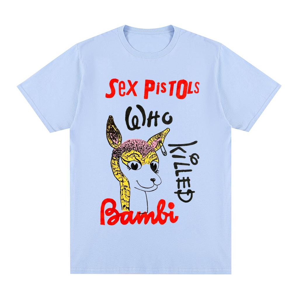 Sex Pistols Винтажная футболка Модный принт Панк-рок Хлопок Мужская футболка Новая футболка Женские топы
