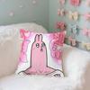 Funny Cute Pink Bunny Pillow Case Pillows For Cover Home Decor Items Living Room Decoration Cushion Covers
