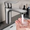 Wash Basin Faucet With Bubbler Stainless Steel Hot and Cold Mixer Faucets Sink Faucets Basin Countertop Installation