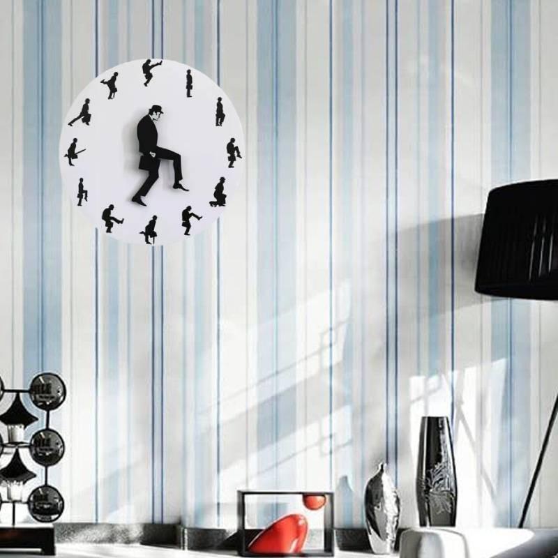 Ministry Silly Of Walk Design Clock Silent Without Frame Living Decoration Room