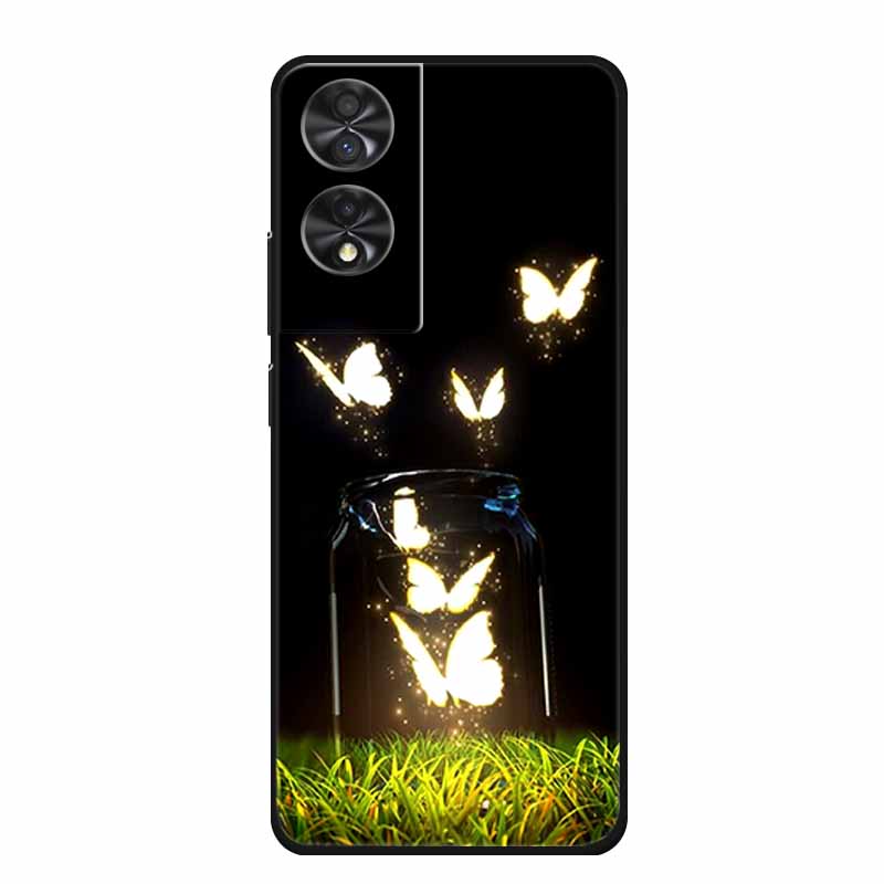 Для TCL 40 NxtPaper 4G 6.78" Чехол Животные ТПУ Мягкий Силикон Чехлы для Телефона Обложка для TCL40 NxtPaper Защитный Волк Мультяшный Coque