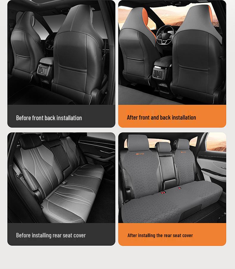 BYD Song PRO Semi-Enclosed Suede Seat Cover Saddle Pad