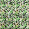 Cotton Flex Green Fabric Abstract Sewing Material Print Fabric By The Yard 40 Inch