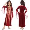 Girls Medieval Princess Costume Renaissance Costume Robe Retro Gown Dress for Halloween Cosplay Dress Up