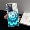 Чехол для Vivo V30 Lite, Y100 5G, Y100 4G, 3D Радужный Градиентный Цветочный Прозрачный Корпус, Меняющий Цвет, Призматический, Анти-Желтеющий ТПУ, Большая Выступающая Рамка Камеры