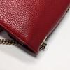 [Pre-Owned] Gold Double G Chain Shoulder Strap Crossbody Accordion Bag - Very Good #SRO28O