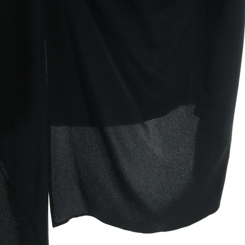 Moschino Сделано в Италии Без рукавов Длинное платье 38 Серия черного Женское Б/у